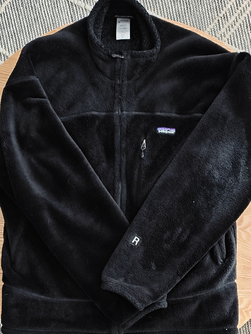 Patagonia R4 Regulator Polartec Pile Thick Fleece Zip Jacket Black Mens XL